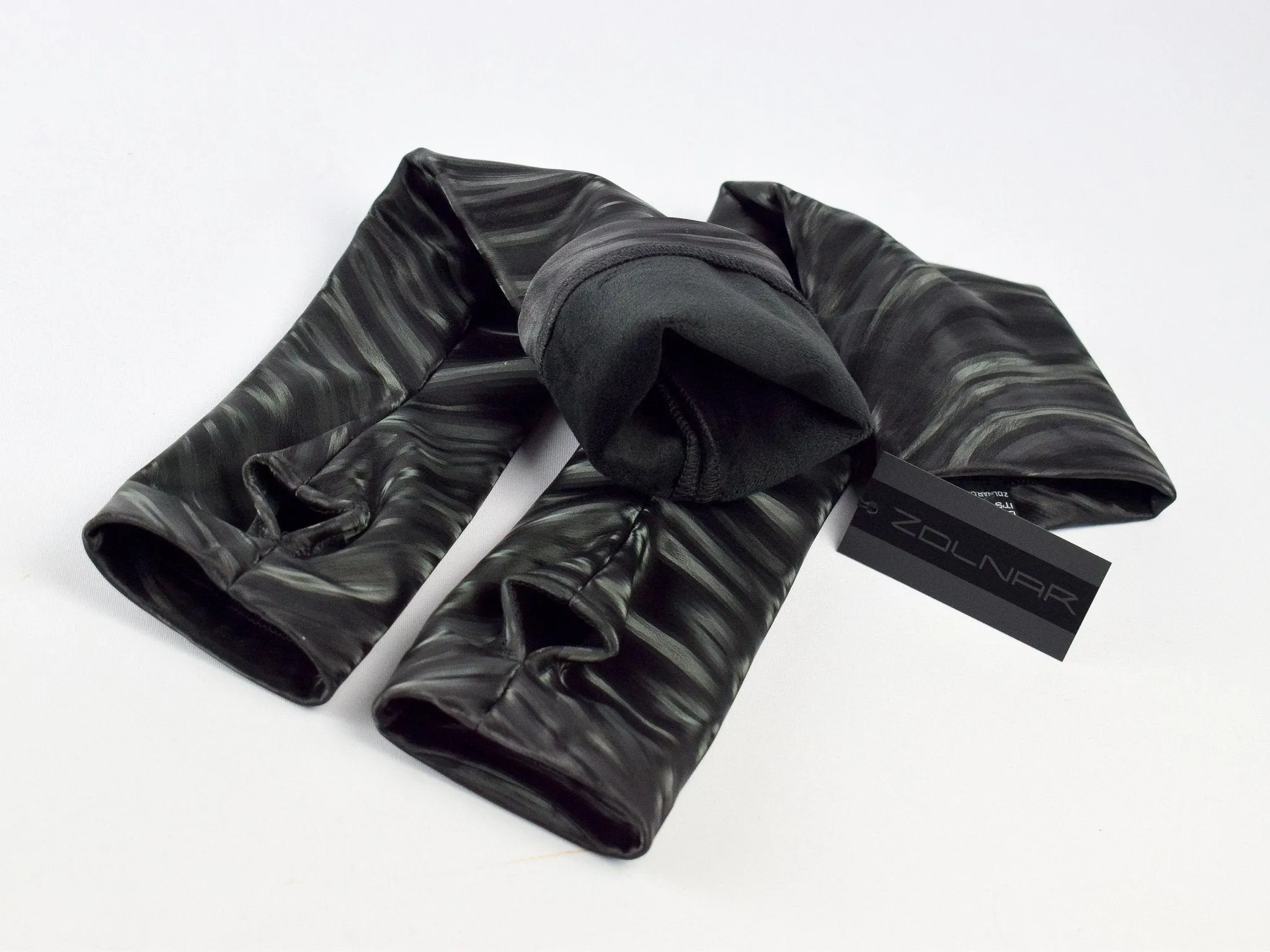 FG40-PUf Black PU arm warmers