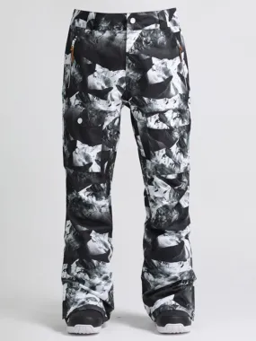 Gsou Snow Men's Diamond Camo Waterproof And Windproof Camouflage Snowboard Pants