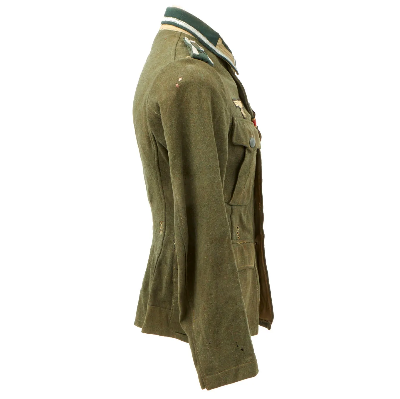 Original German WWII Early War M36 Heer Army Tunic - Combat Worn